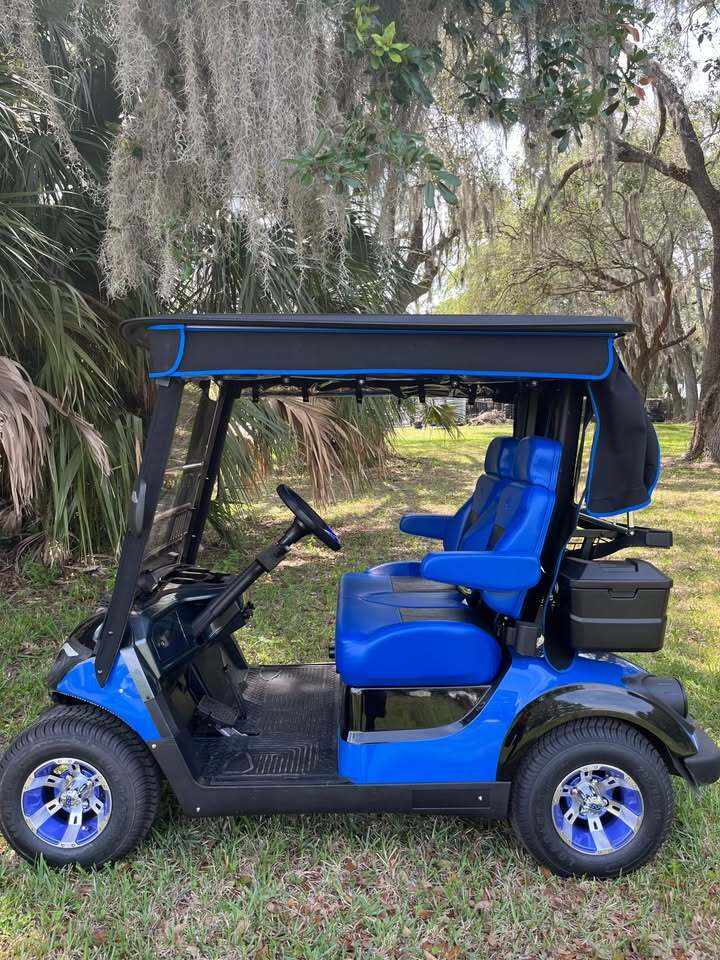 Yamaha Drive2 Quietech EFI Golf Cart – Gas Powered, 4-Passenger