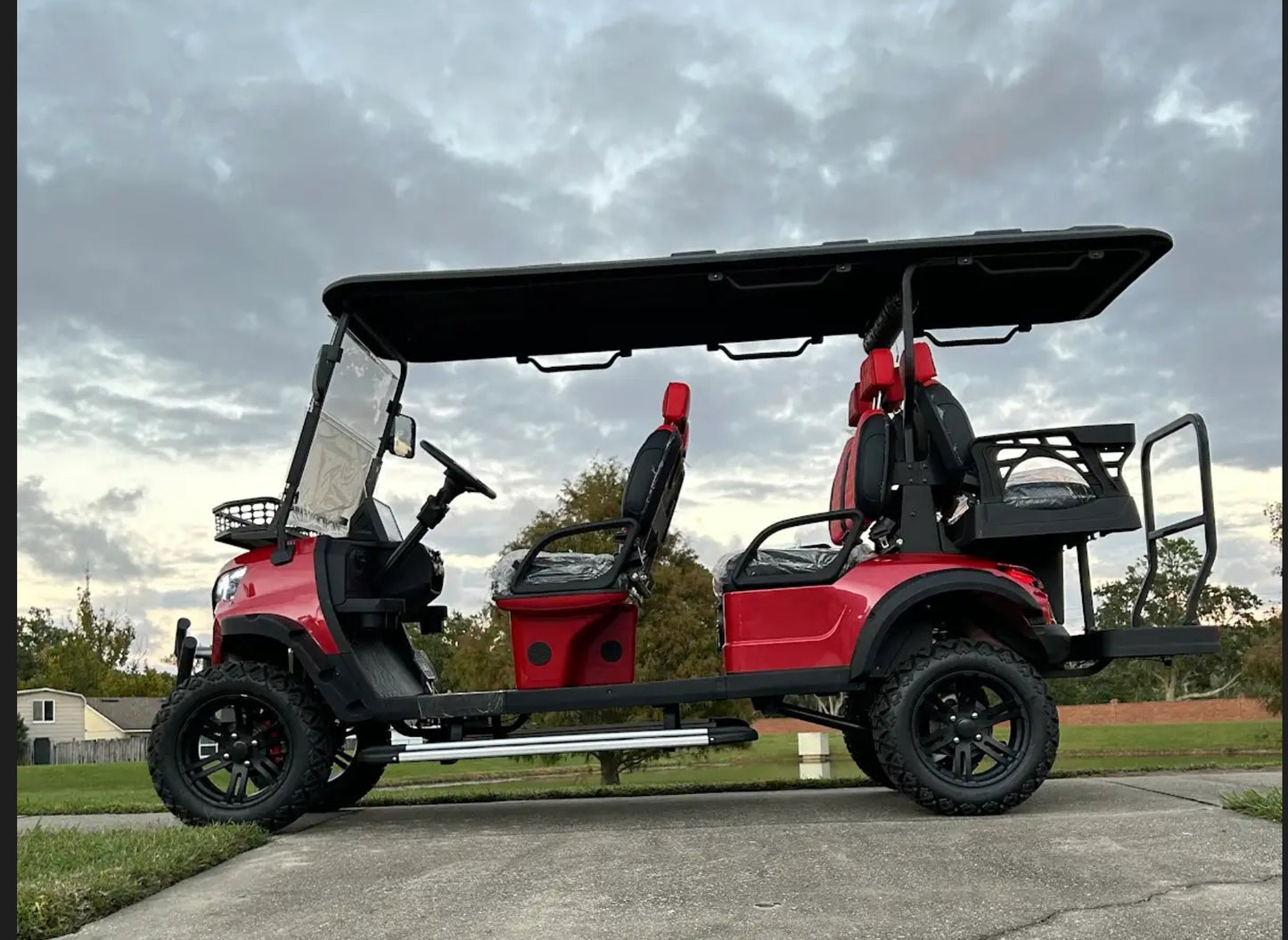 STAR EV Classic 6-Seater Golf Cart – Lithium Electric Sound Bar – 48V