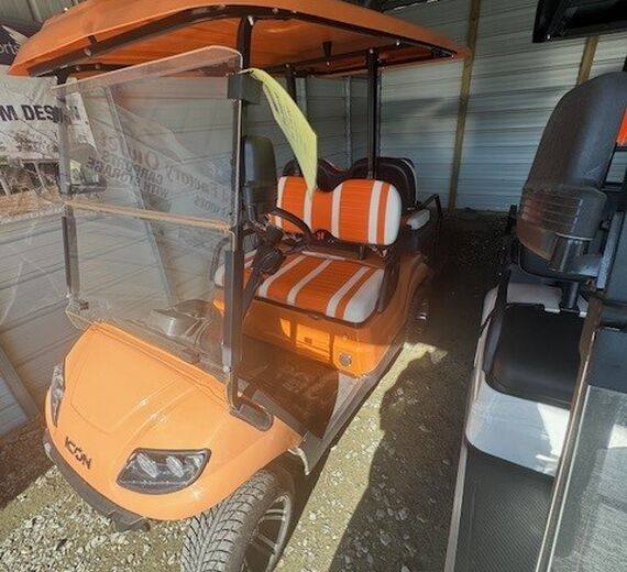 2023 ICON i40 Golf Cart – New, 4-Passenger, Electric, Street-Ready