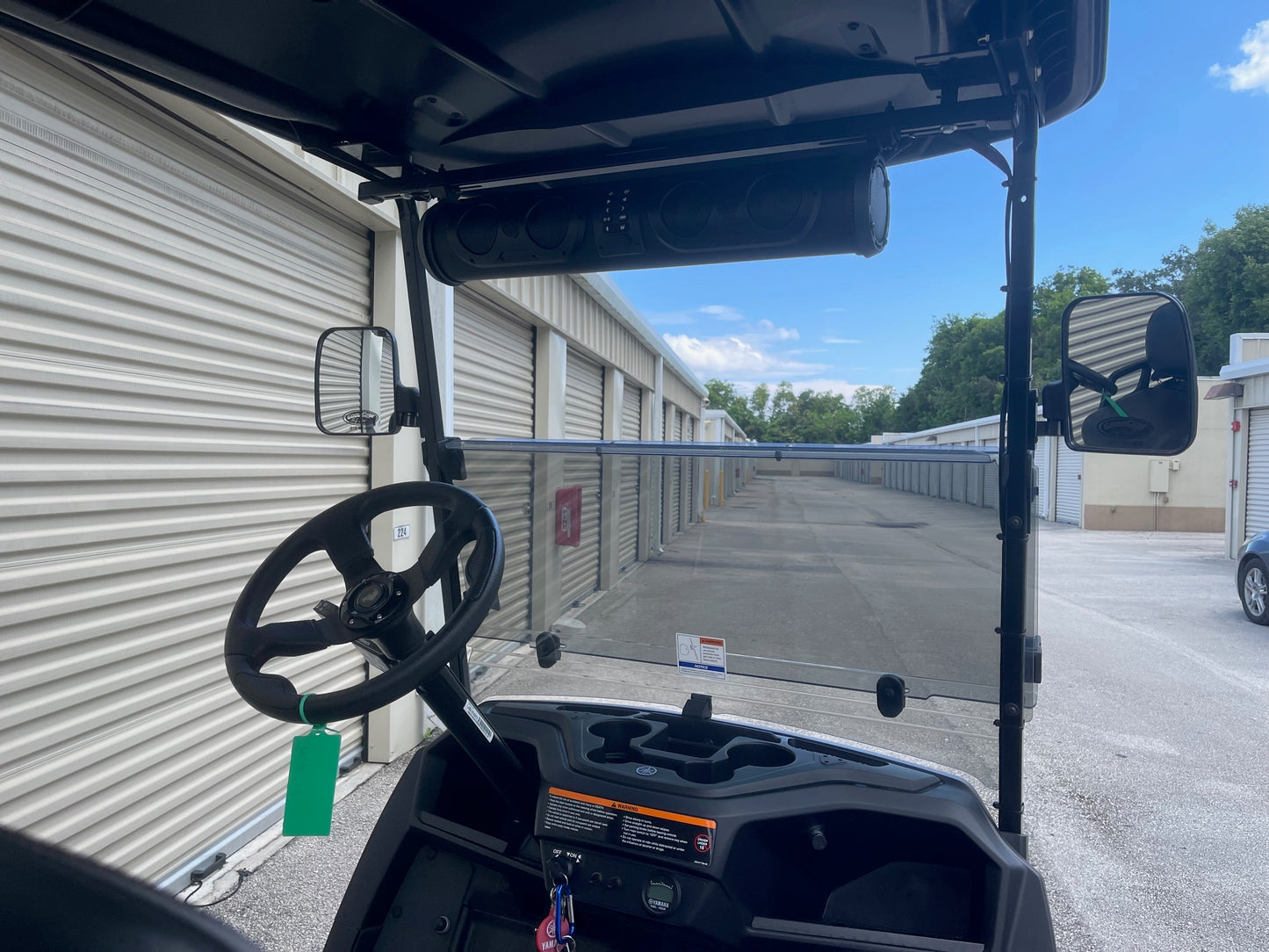 2023 Yamaha Drive-2 PTV Gas Golf Cart Black 4-Seater with Quiet Tech EFI Engine