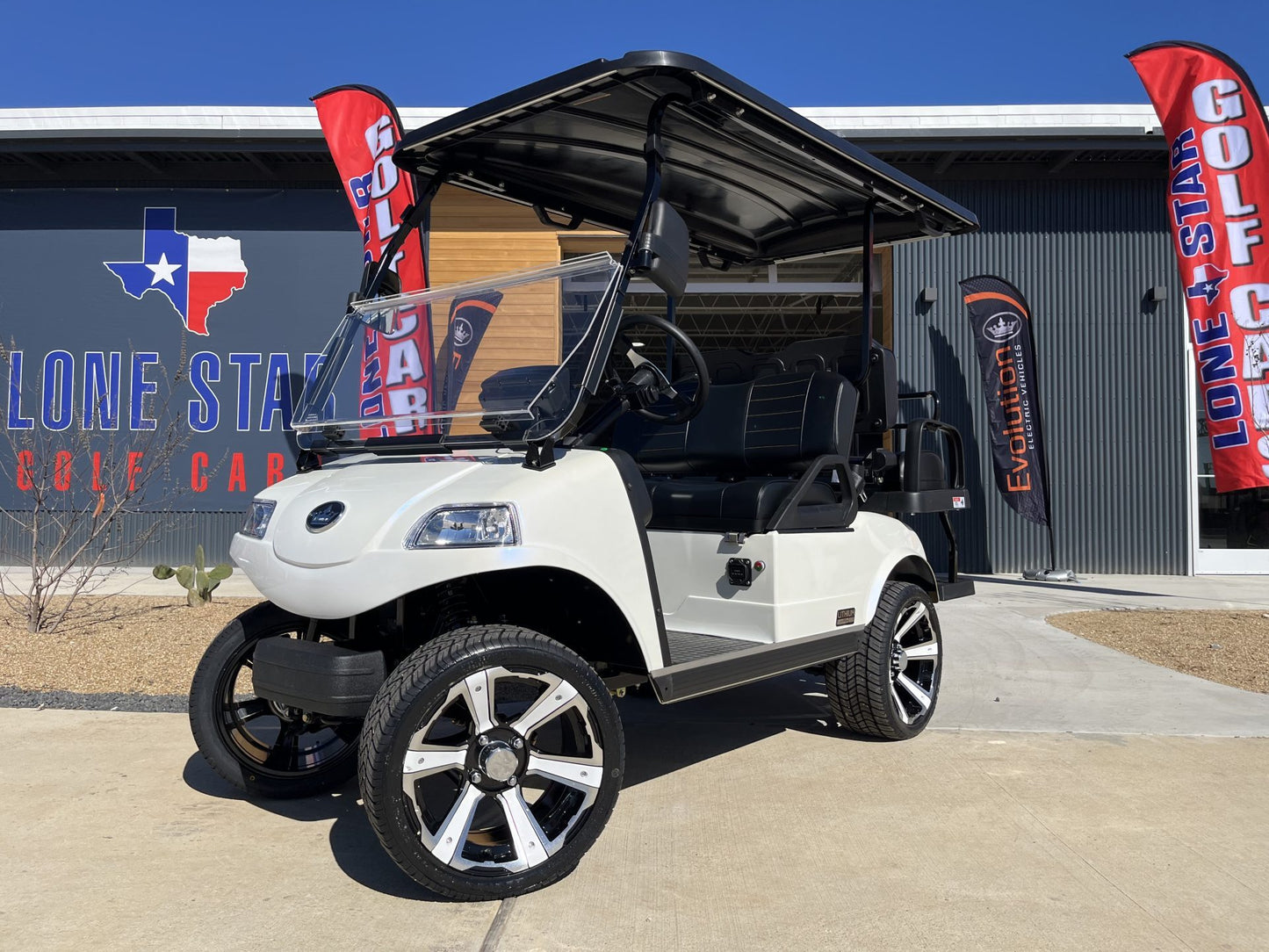 Evolution EV Classic 4 Lithium Electric Golf Cart 4-Seater 48V with Long-Lasting Lithium Battery
