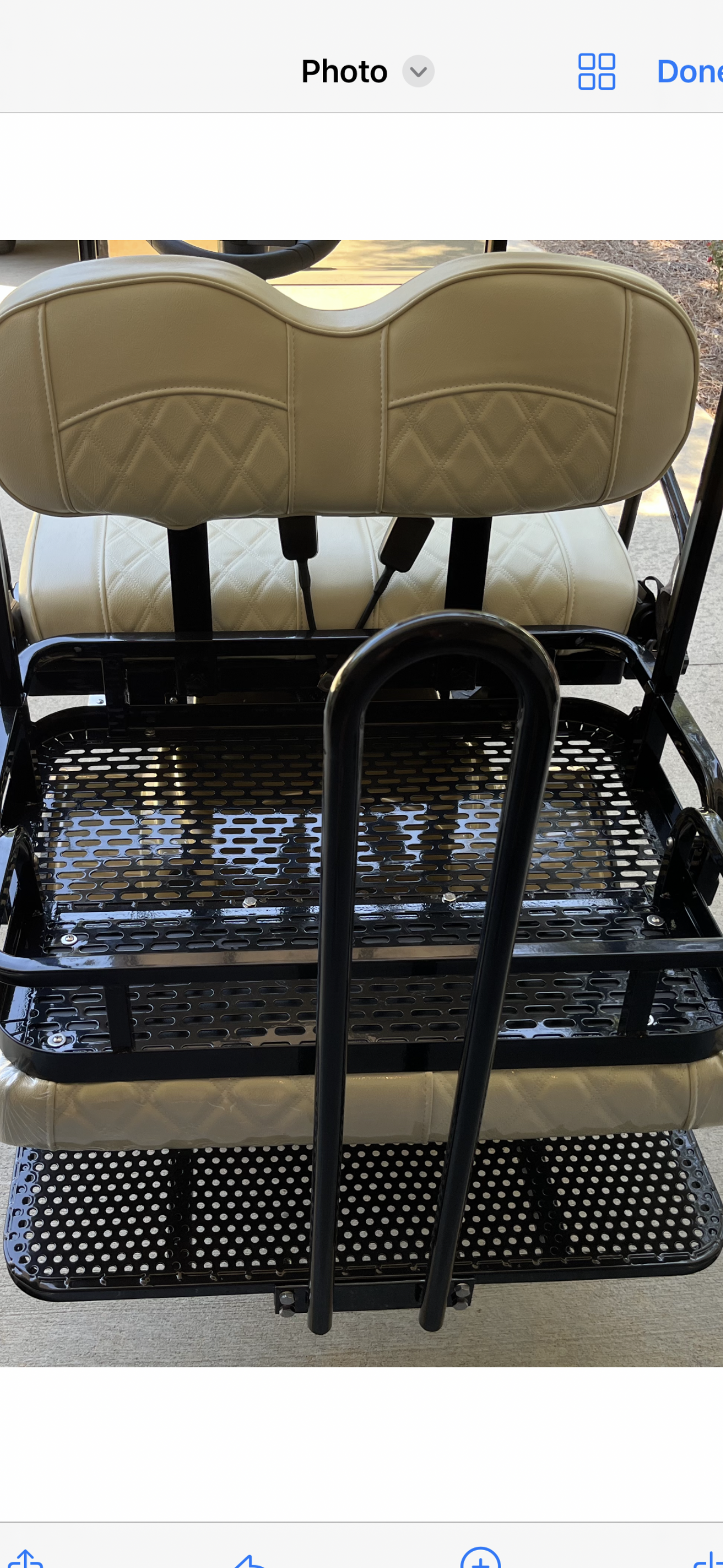 2025 EZGO RXV Electric Golf Cart Gold 2-Seater 48V with Smooth Ride and Durable Frame