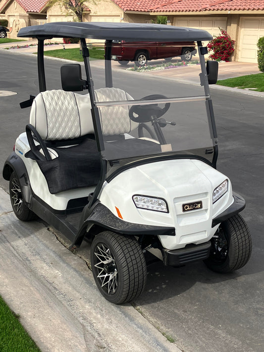 2023 Club Car Onward Lithium Electric Golf Cart White 2-Seater 48V with Long-Lasting Battery