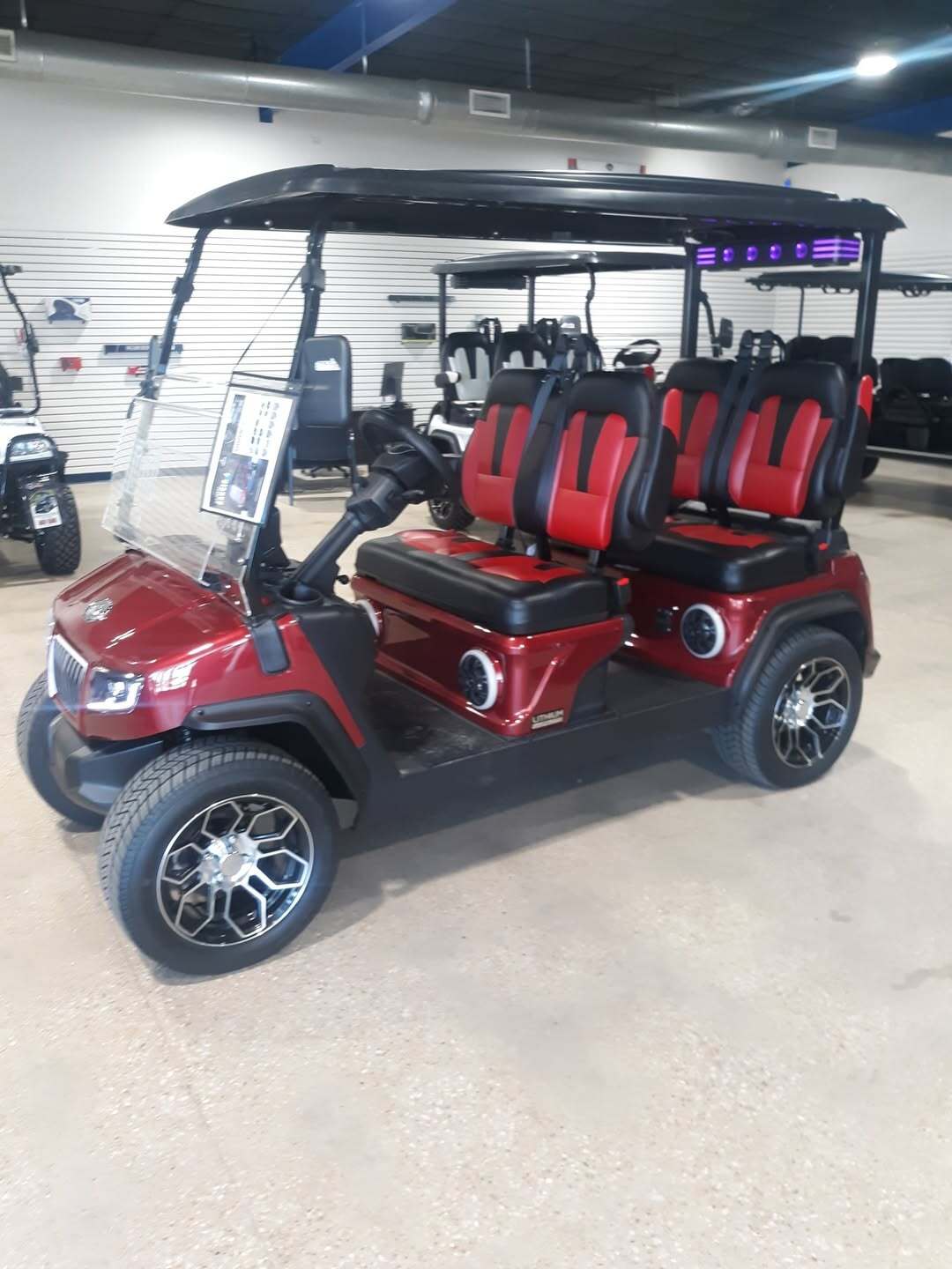Evolution EV D3 Lithium Electric Golf Cart 4-Seater 48V with Long-Range Lithium Battery