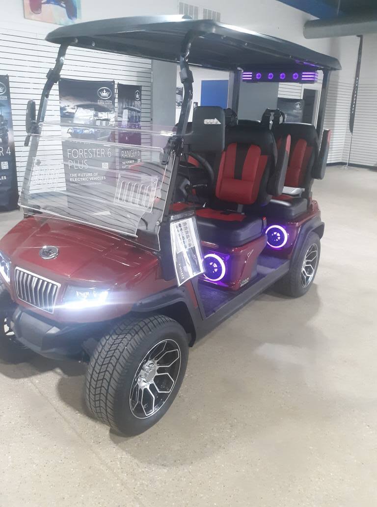 Evolution EV D3 Lithium Electric Golf Cart 4-Seater 48V with Long-Range Lithium Battery