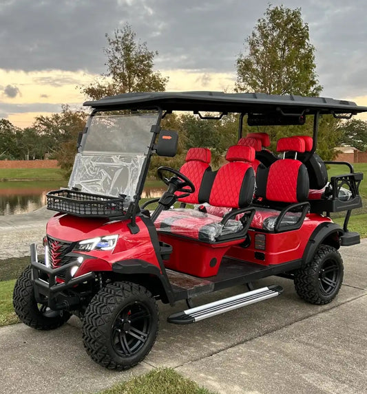STAR EV Classic 6-Seater Golf Cart – Lithium Electric Sound Bar – 48V