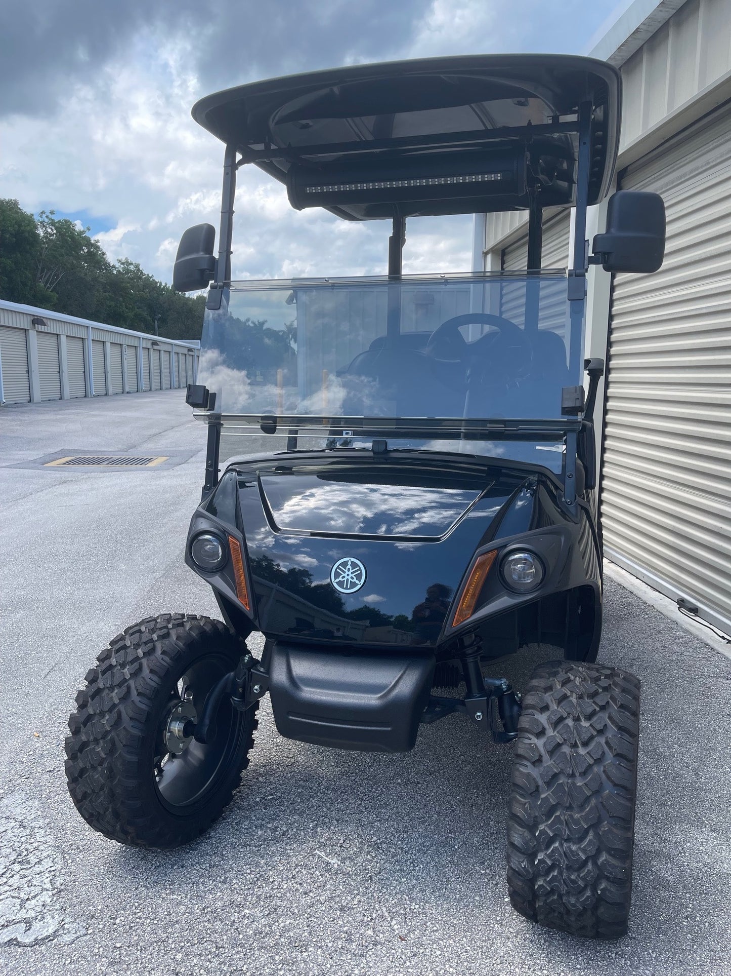2023 Yamaha Drive-2 PTV Gas Golf Cart Black 4-Seater with Quiet Tech EFI Engine