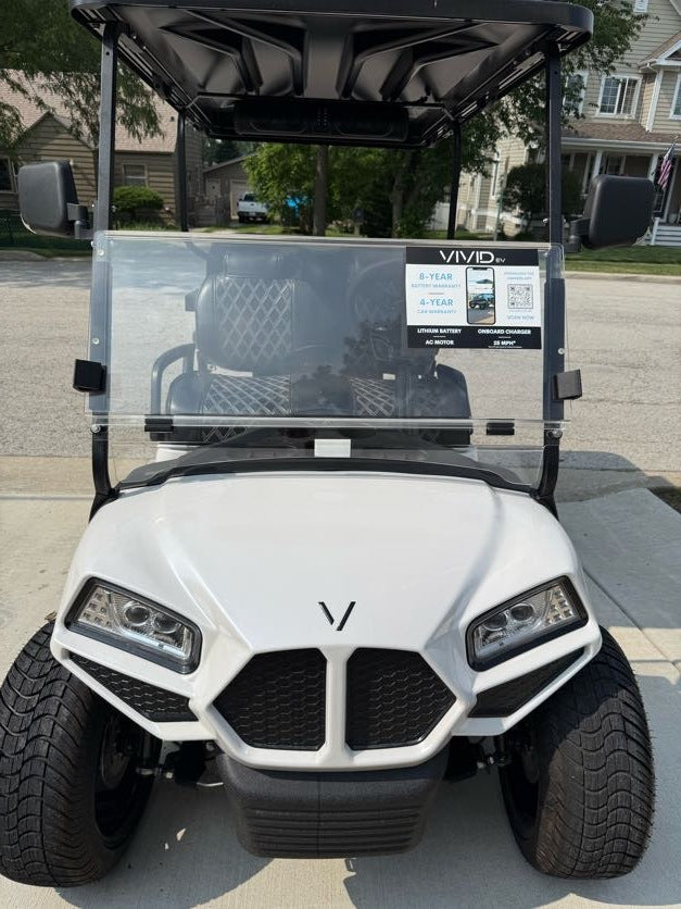 VIVID EV V4 Golf Cart – 4-Passenger, 48V Lithium Electric, Street-Ready with Modern Styling