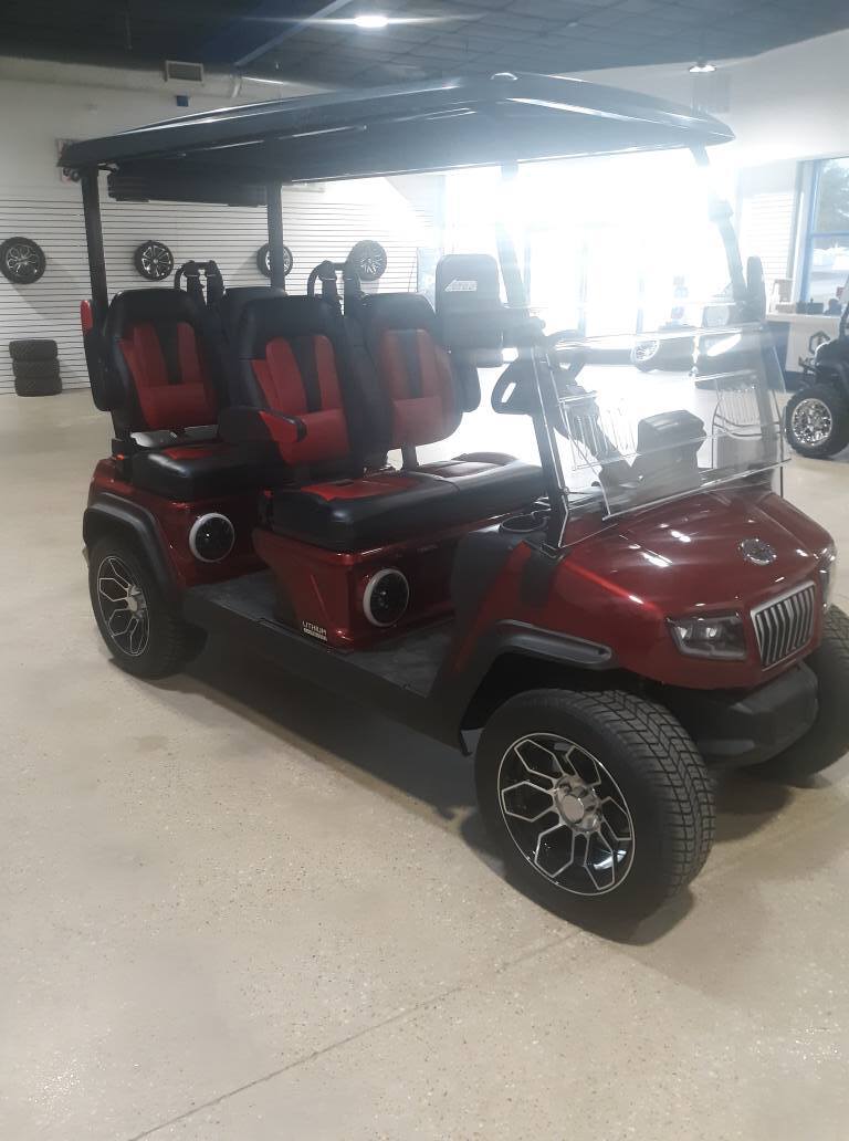 Evolution EV D3 Lithium Electric Golf Cart 4-Seater 48V with Long-Range Lithium Battery