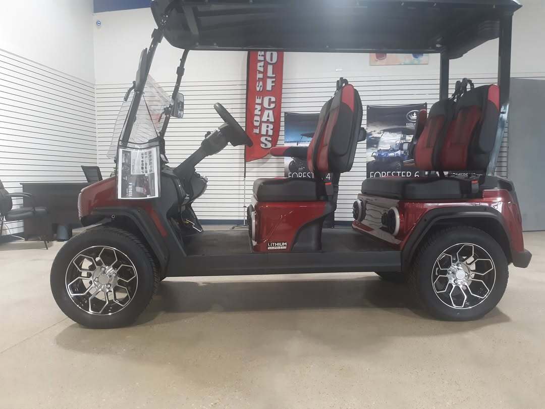 Evolution EV D3 Lithium Electric Golf Cart 4-Seater 48V with Long-Range Lithium Battery